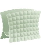 Porte-serviettes Tiffany vert mauve -15,2 x 7,6 x H 11 cm