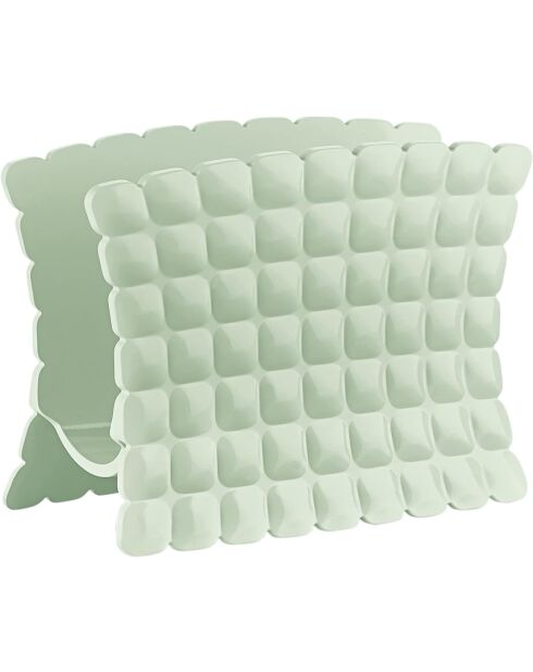 Porte-serviettes Tiffany vert mauve -15,2 x 7,6 x H 11 cm