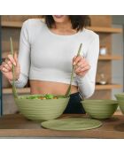 Caja de almacenamiento L con tapa Tierra algae green - 10,8x25x25 cm