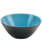 Contenant bicolore Vintage Eco Plus bleu poudre noir - D.25 cm