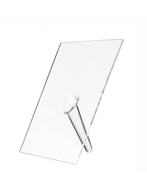 Vase pour fleur simple Si Single transparente - 18x11x25cm - 25x11x18 cm