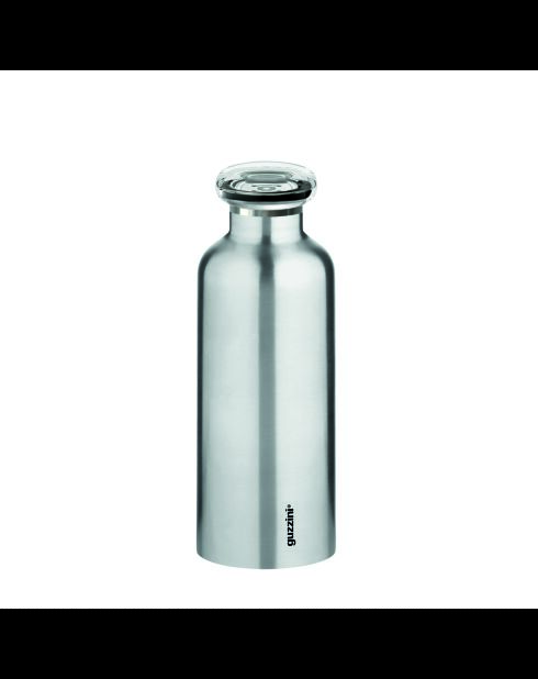 Bouteille isotherme de voyage acier - 21,2x7,3 cm