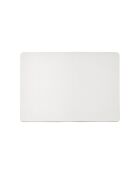 Tovaglietta bifacciale in fibra poliuretanica bianco latte - 43x30 cm