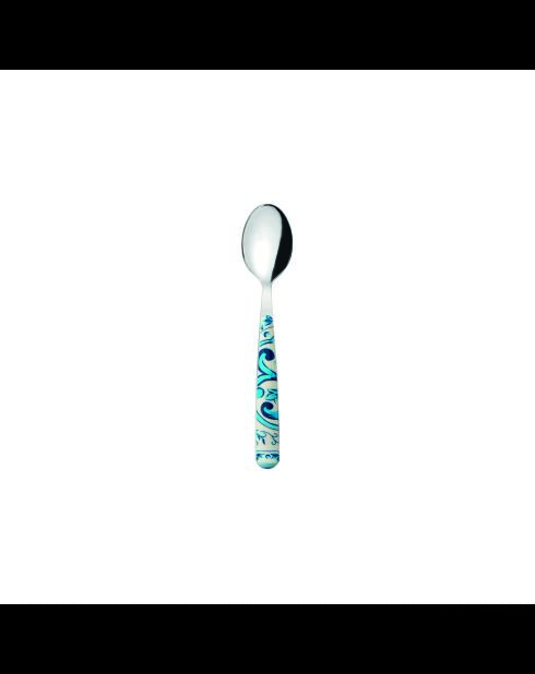 6 blaue Kaffeelöffel von Blues Mediterranean, 15 cm