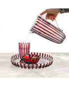 Pichoir avec couvercle Dolcevita (ISCC+) améthyste - 27x13 cm