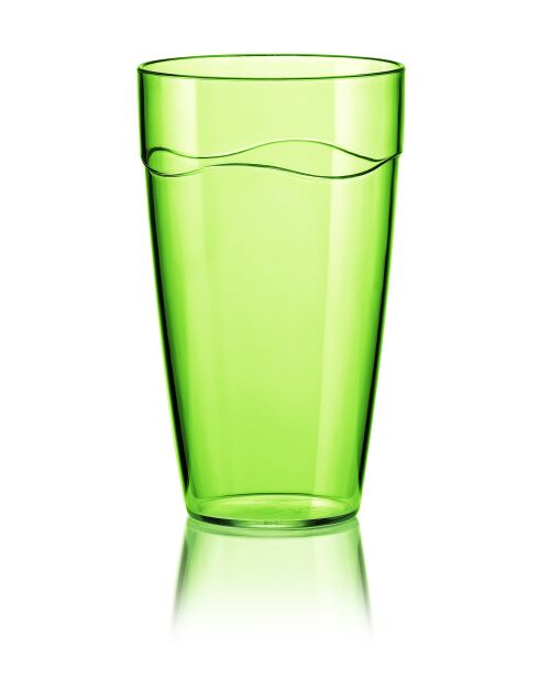 Verre à boisson vert pomme - 13,5x0x8 cm