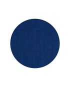 Tovaglietta tonda in tessuto blu marino - 37,5 cm