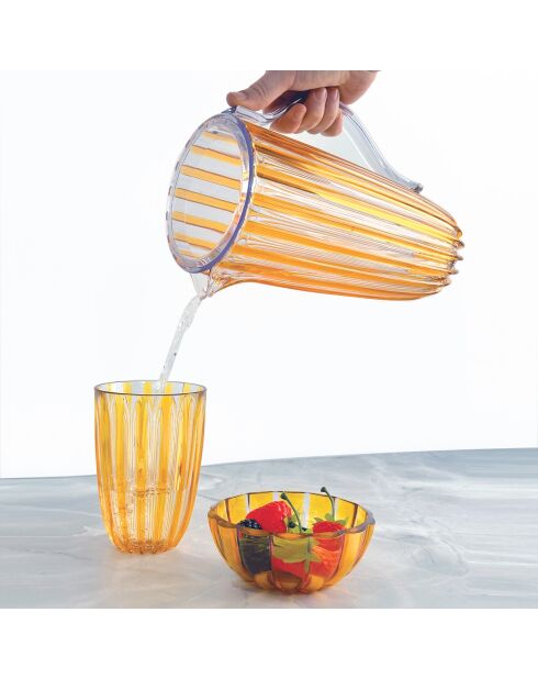 Pichoir avec couvercle Dolcevita (ISCC+) ambre - 27x13 cm