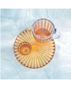 Pichoir avec couvercle Dolcevita (ISCC+) ambre - 27x13 cm