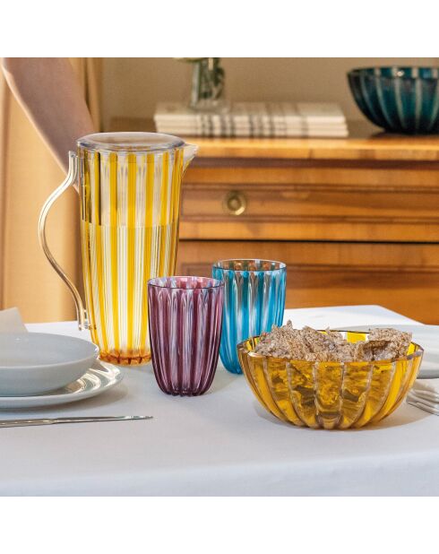 Pichoir avec couvercle Dolcevita (ISCC+) ambre - 27x13 cm