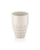 6 Verres long Tiffany blanc lait - 13x0x9 cm