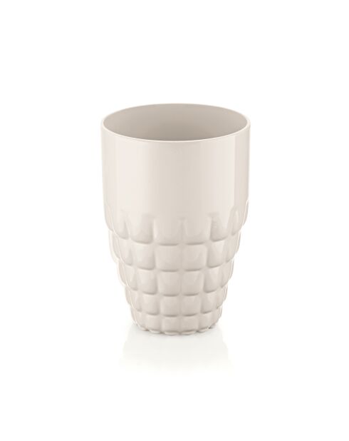 6 Verres long Tiffany blanc lait - 13x0x9 cm