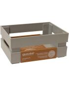 Boîte de rangement XL Tidy&Store grise - 15,3x11,2x7 - 15x31x45 cm