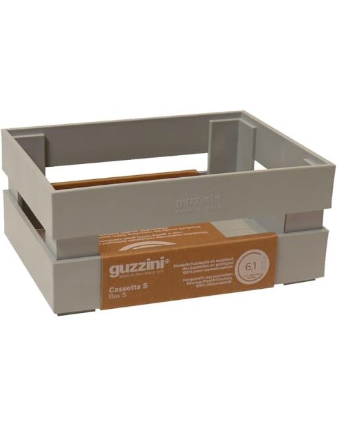 Boîte de rangement XL Tidy&Store grise - 15,3x11,2x7 - 15x31x45 cm