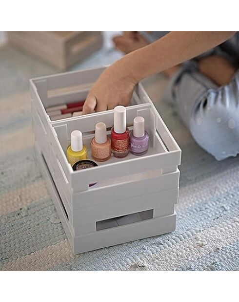 Boîte de rangement XL Tidy&Store grise - 15,3x11,2x7 - 15x31x45 cm