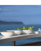 Centre de table/colle à fruits Twist kiwi clair -3,3 x 14,6 x 14,6 cm