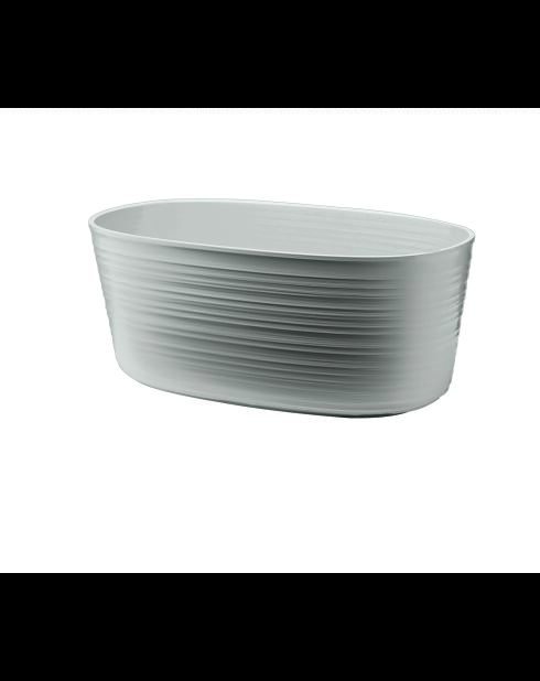 Petit pot de conservation multiple Tierra taupe - 15,4 x 29,2 x H 11,8 cm