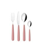 Set mit 24 Stück Posate Pop puderrosa - 24x7,5x15 cm