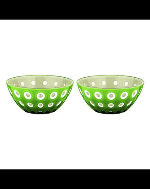 Set de 2 coupelles Le Murrine sable/blanc/vert mousse - D.12 cm