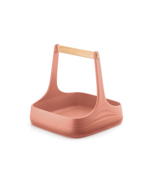 Organisateur de table/cuisine All Together terracotta pâle - 22,5x22x22 cm