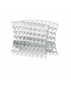 Porte-serviettes de table Tiffany transparent - 11x15,2 cm
