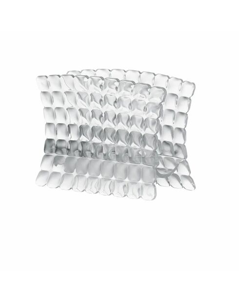 Porte-serviettes de table Tiffany transparent - 11x15,2 cm