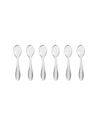 Set mit 6 kleinen 12 cm transparenten Art&Cafe-Löffeln
