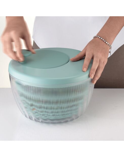 Centrifugeuse à salades Spin&Store vert lichen - D.26 cm
