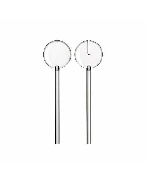 Tiffany Salatbesteck transparent - 2x4 cm