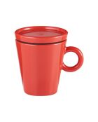 Tasse à café de voyage Coffee&Go rouge vif - 6,5x5,8x7,5 cm