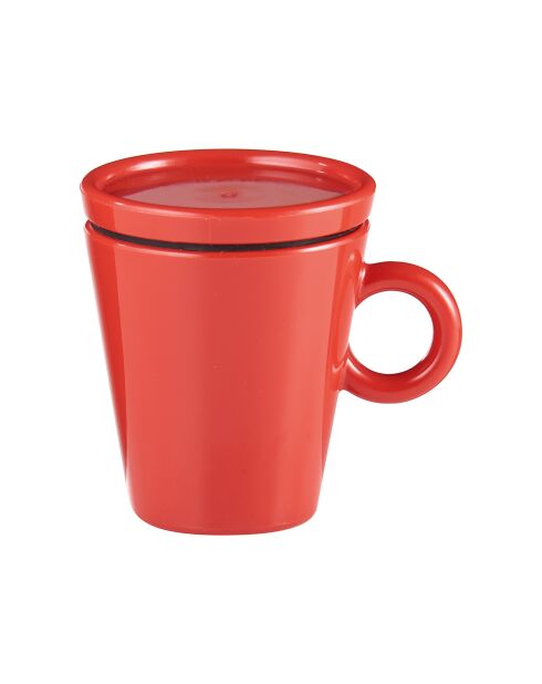 Tasse à café de voyage Coffee&Go rouge vif - 6,5x5,8x7,5 cm