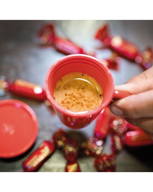 Tasse à café de voyage Coffee&Go rouge vif - 6,5x5,8x7,5 cm