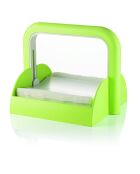 Porte-serviettes vert pomme - 17x18x21,5 cm