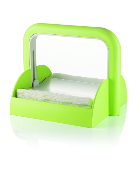 Porte-serviettes vert pomme - 17x18x21,5 cm