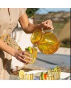 Gobelet bas Dolce Vita (ISCC+) ambre - 10x8,5 cm