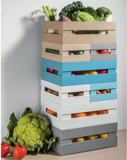 Boîte de rangement XL Tidy&Store argile noire - 15x10x5 - 15x31x45 cm