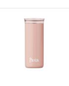 Pastapot met behoud van versheid roze perzikbloesem - 1,9 L - 30,5x9,5x12,5 cm