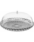 Service à petits gâteaux Tiffany transparent - 16x30 cm