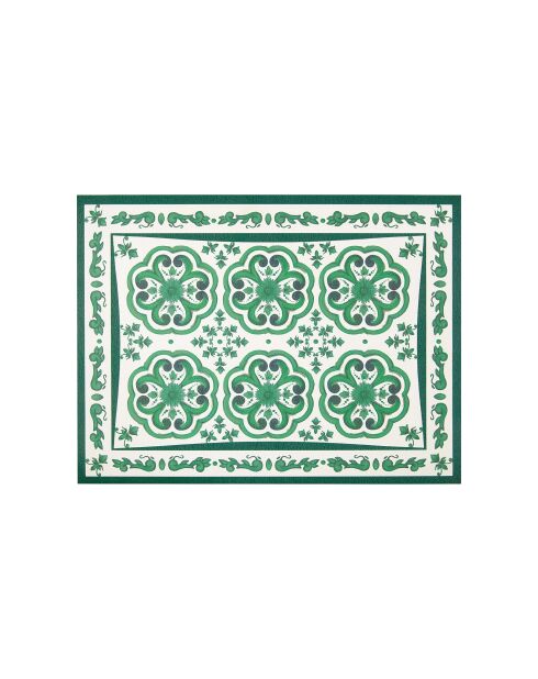 Set de table en polyuréthane Blues émeraude - 1,8x33x44 cm