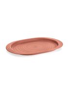 Plateau L Tierra terracotta pâle - 3x32,5x47,5 cm