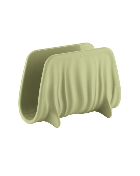 Porte-serviettes Tierra vert algue - 11x8x16 cm