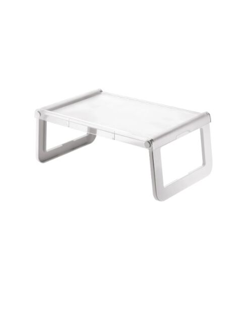 Plateau de lit transparent - 58x35xh23,5 cm
