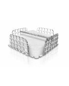 Porte-serviettes de table Tiffany transparent - 7,3x20 cm