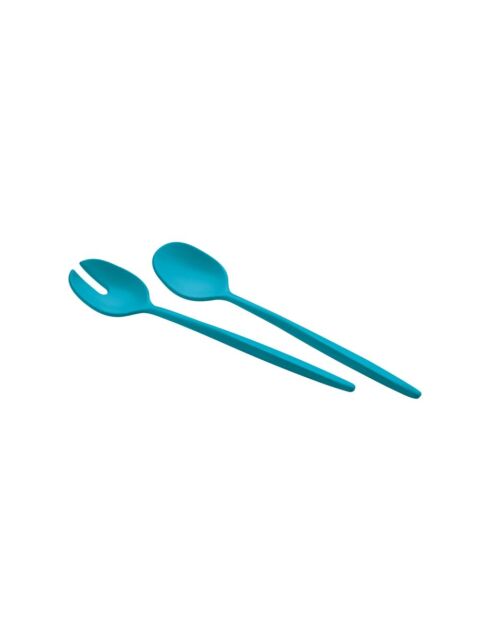 My Fusion Salatbesteck mattblau - 28x5,9 cm