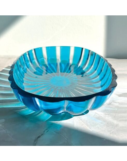 Porte-serviettes de table Dolcevita turquoise - 8,4x19,6 cm