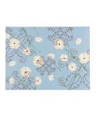 Tovaglietta in poliuretano Fusion blu opaco - 1,8x33x44 cm