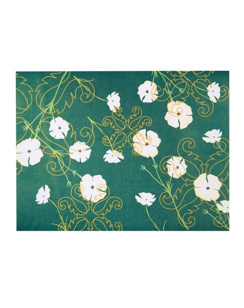 Set de table en polyuréthane Fusion émeraude - 1,8x33x44 cm