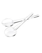 Couverts à salade transparent - D.28 cm