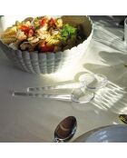 Couverts à salade transparent - D.28 cm