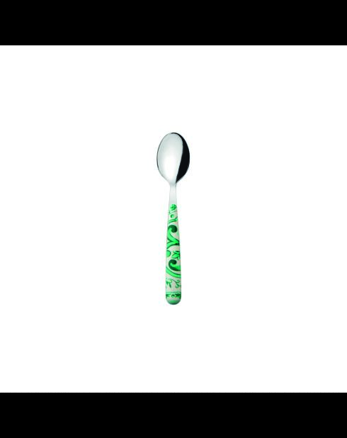 6 Emerald Blues koffielepels - 15 cm